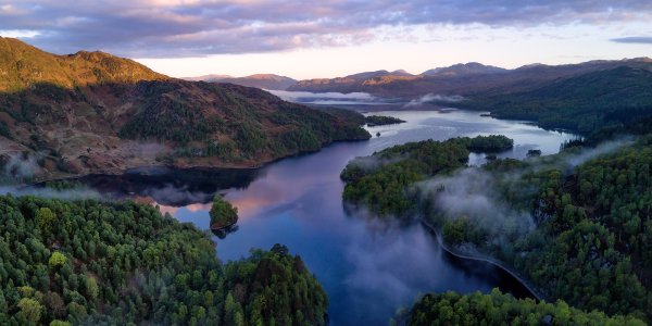Шотландия озеро Loch Lomond