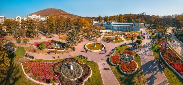 Цветник арки Пятигорск