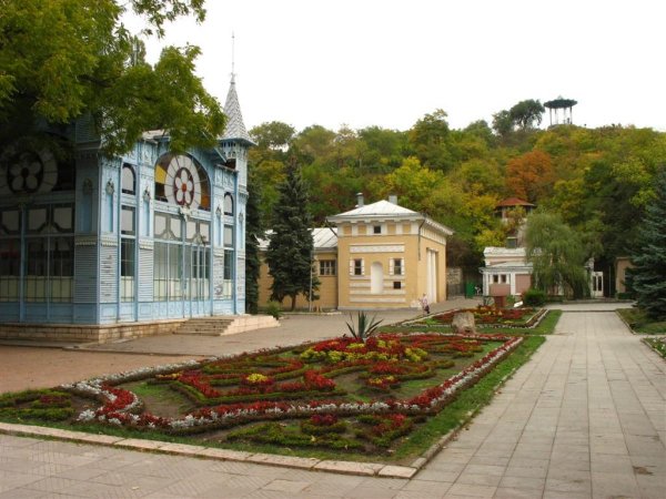 Город Пятигорск парк цветник