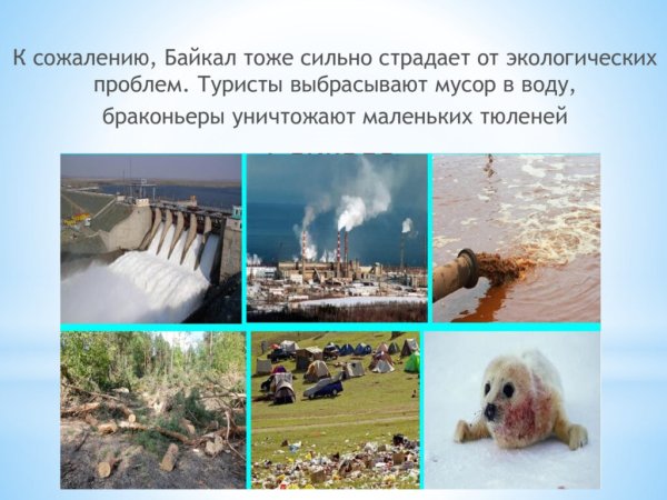 Загрязнение озера Байкал