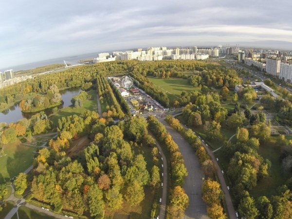Южно Приморский парк вид сверху