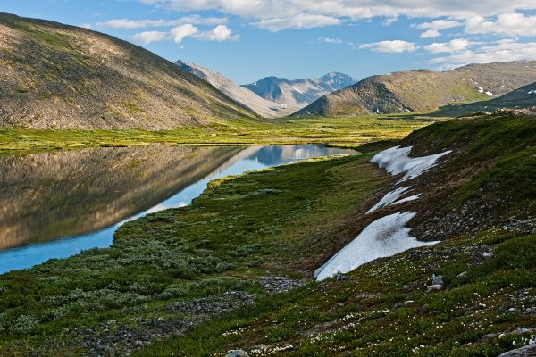 Озеро Балбанты Приполярный Урал