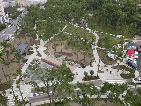 Скверы Владивостока Нагорный парк