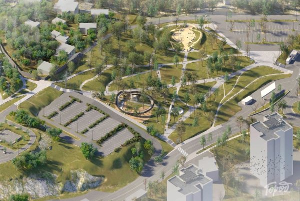 Проект Нагорного парка Владивосток