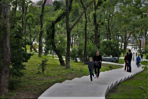 Нагорный парк Владивосток пешеходная зона