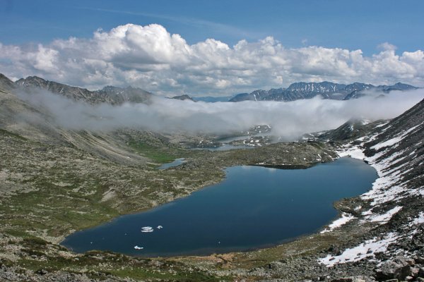 Озеро Байкал вид сверху