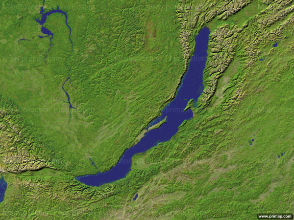 Озеро Байкал снимок сверху