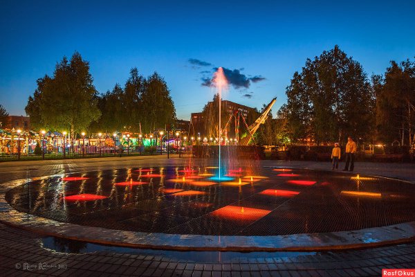 Фонтан в парке Победы Тамбов