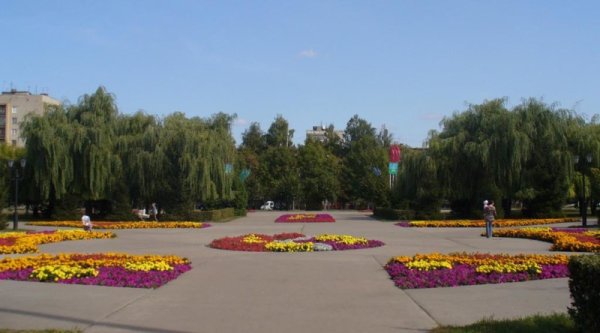 Фонтан Тамбов парк Победы