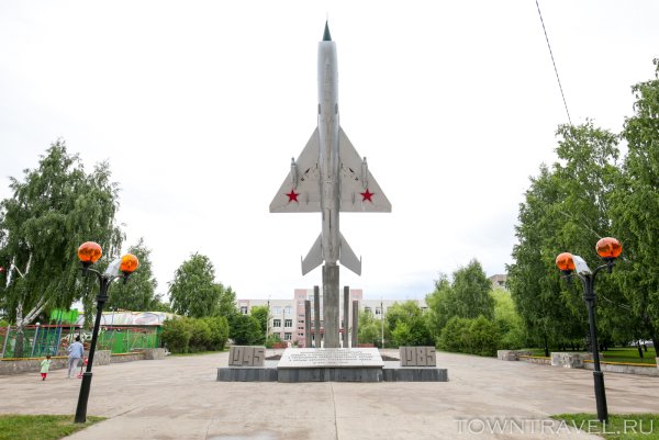 Парк Победы Тамбов самолет