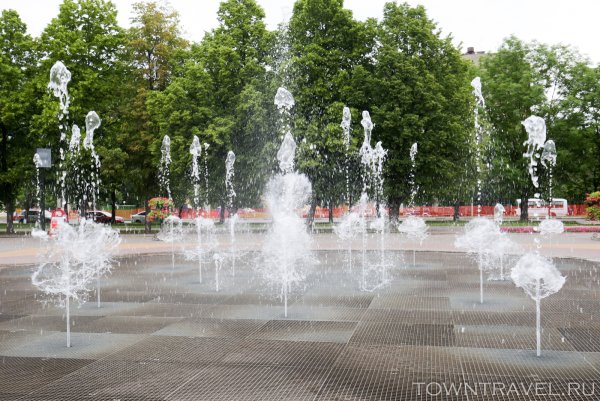 Парк культуры Тамбов фонтан