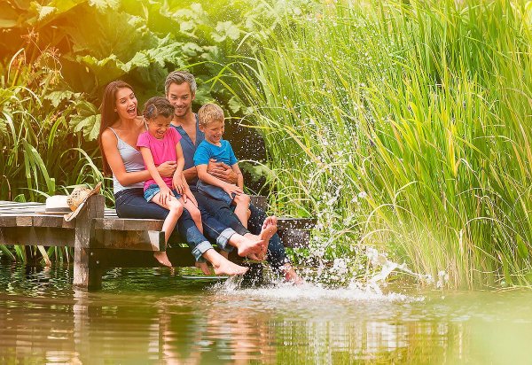 Отдых с семьей на природе