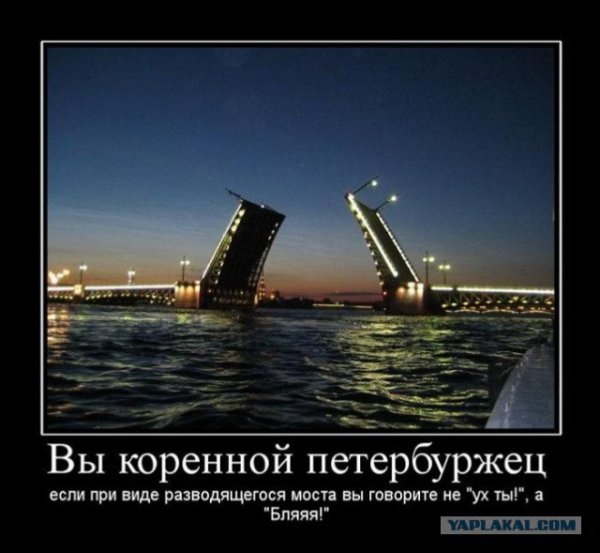 Шутка про питерские мосты