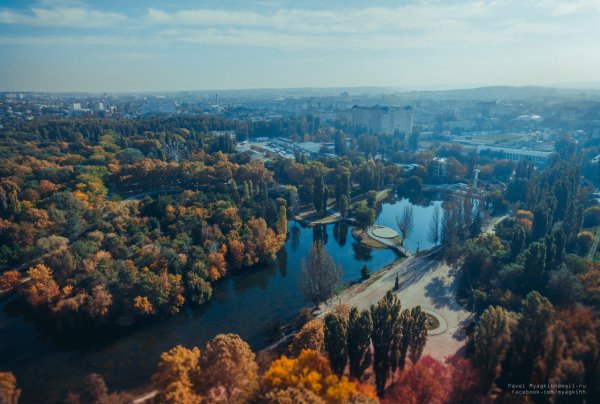 Гагаринский парк Симферополь вид сверху