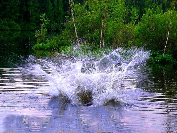 Озеро шайтан Кировской области фонтаны