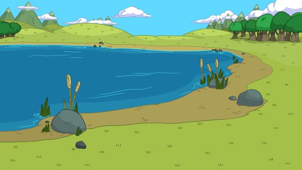 Озеро мультик