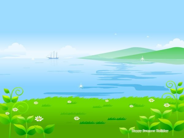 Дети на озере