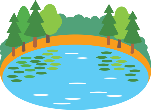 Озеро клипарт
