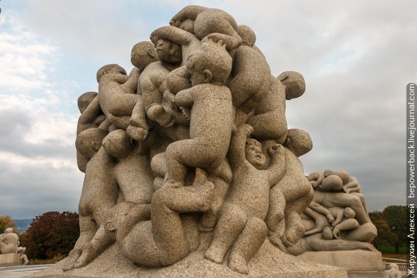 Парк скульптур в Осло Вигеланд