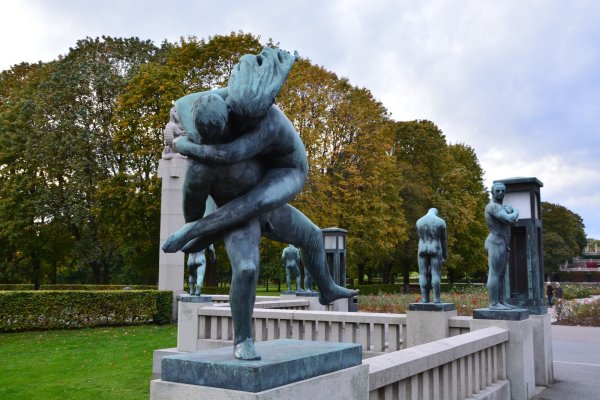 Парк скульптур в Осло Вигеланд