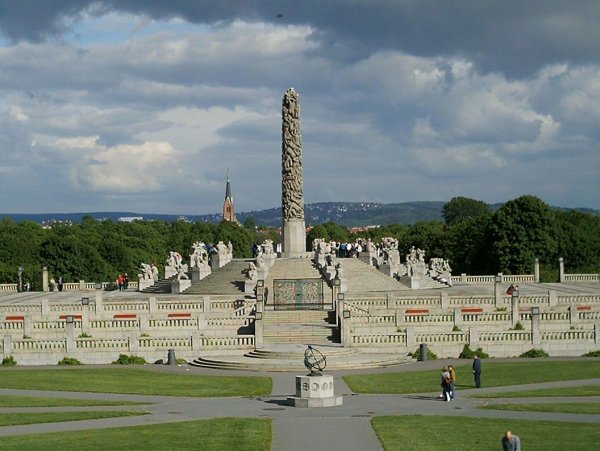 Норвегия Осло парк Вигеланда