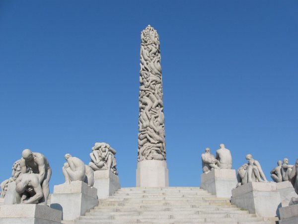 Норвегия скульптор Вигеланд