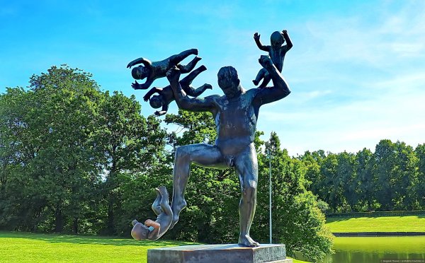 Норвежский скульптор Вигеланд