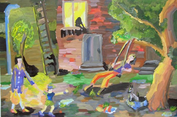 Двор глазами ребенка