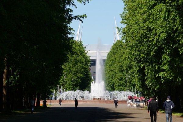 Приморский парк Победы фонтан