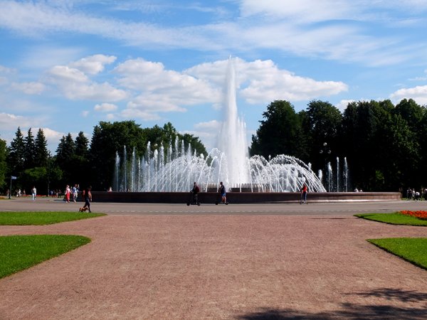 Парк Победы Санкт-Петербург фонтан