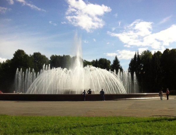 Приморский парк Победы фонтан