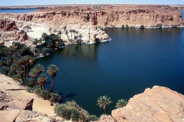 Озеро Чад в Африке