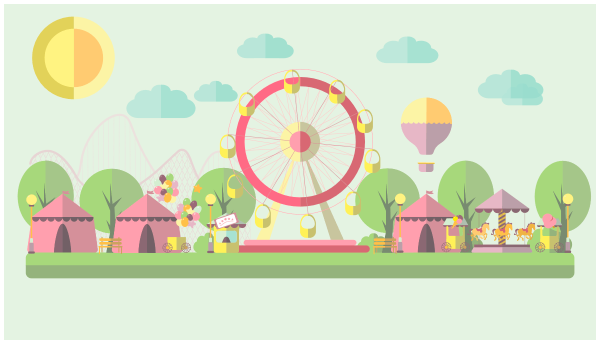 Парк аттракционов флэт