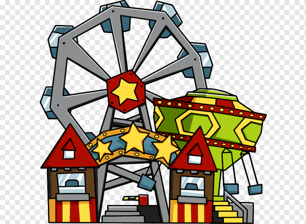 Мультяшные аттракционы