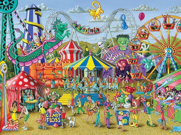 Аттракционы иллюстрации