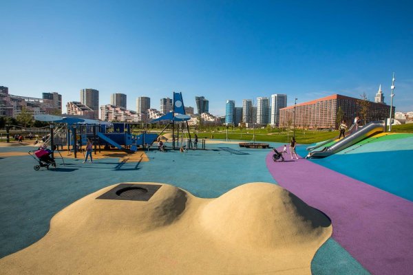 Парк Ходынское поле детская площадка