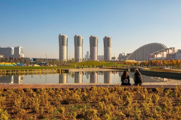 Парк Ходынское поле Центральный променад