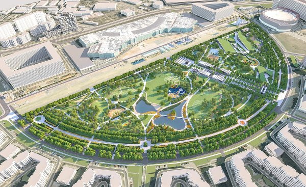 Парк Ходынское поле 2021