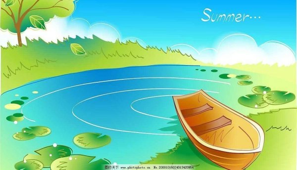 Речка иллюстрация для детей