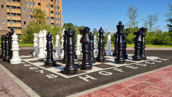 Шахматы в Северном парке Томск