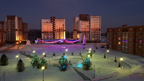 Северный парк Томск зима