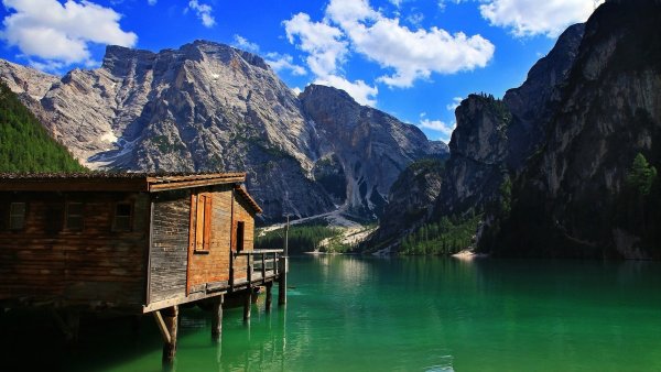 Озеро Брайес Lago di Braies