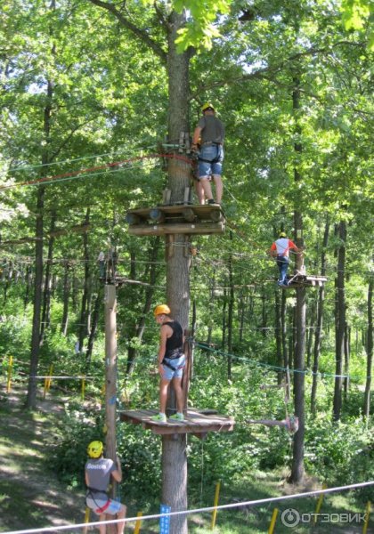 Канатный городок Задонск Форест парк