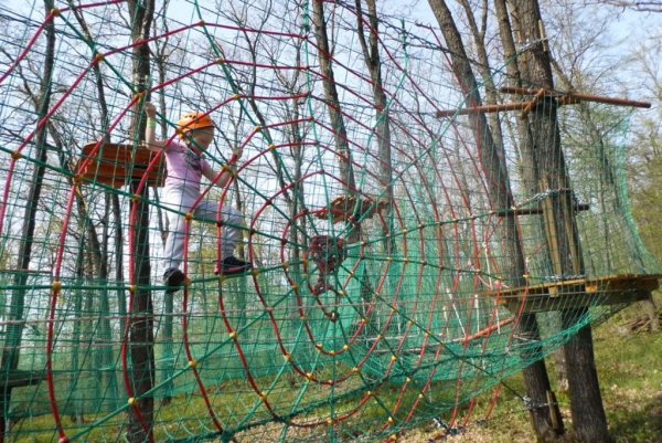 Канатный городок Задонск Форест парк