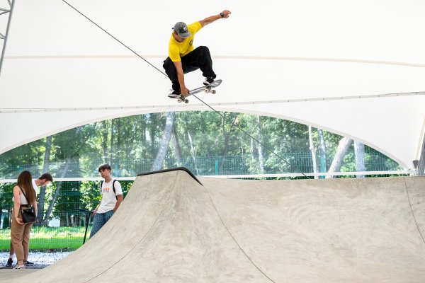 Крытый скейтпарк в Новомосковске