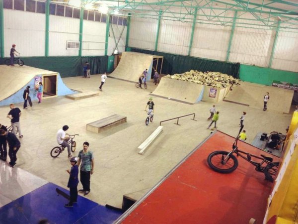 Скейт парк на Семеновской Москомспорт