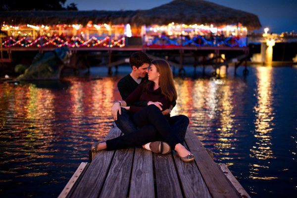 Влюбленные вечером