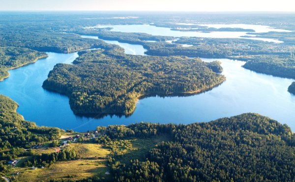 Озеро ужин на Валдае