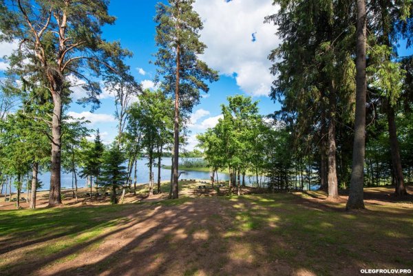 Пляж Селигер Валдайский парк