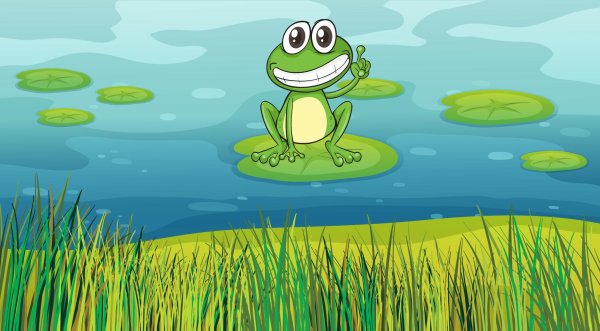 Болото с лягушками для детей